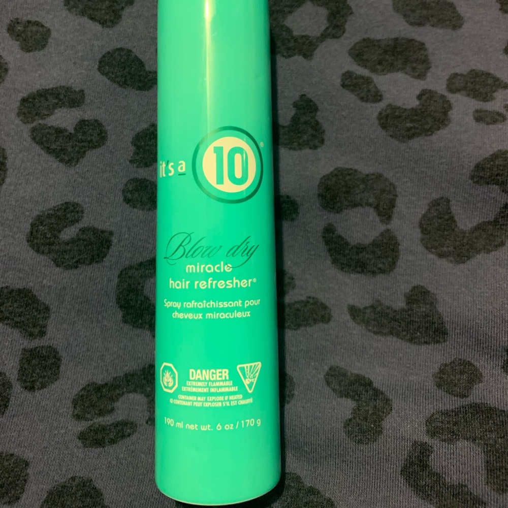 It’s a 10 blow dry hair refresher